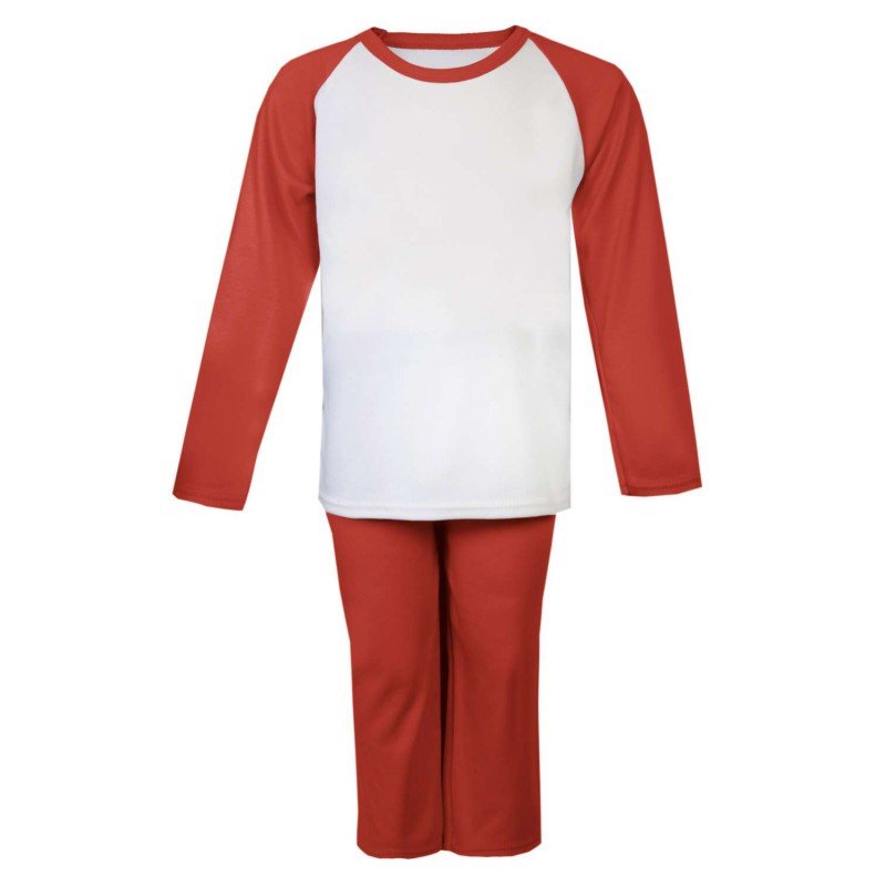 Red Pajamas Set - Why not Personalise me! - Chic Petit