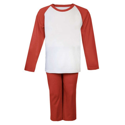 Red Pajamas Set - Why not Personalise me! - Chic Petit