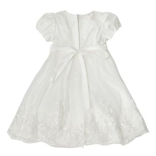 Riya Ivory or White Christening / Baptism Dress - Chic Petit