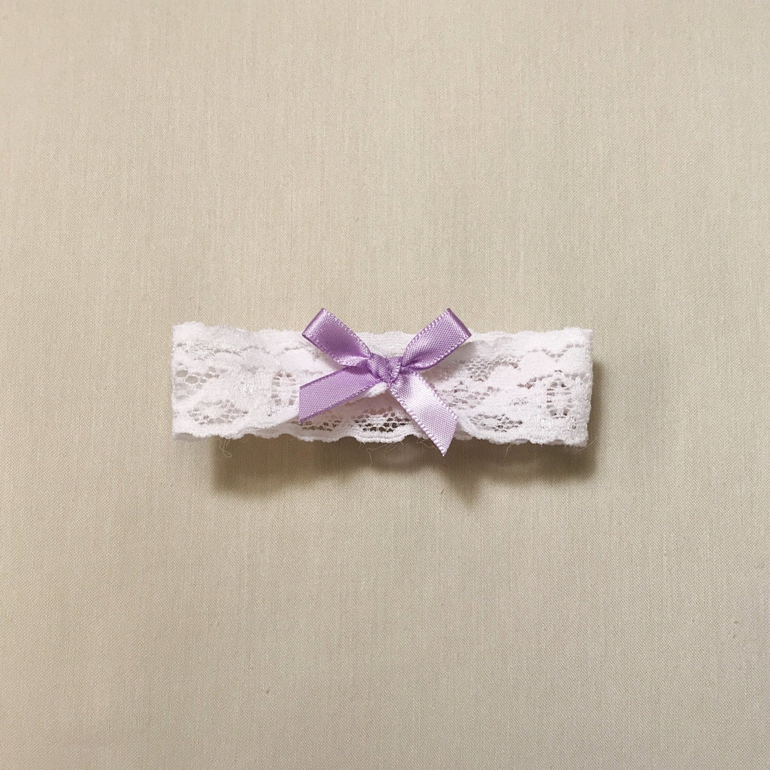 Ruffled NICU Dress & Headband - Lilac Daisy - Chic Petit