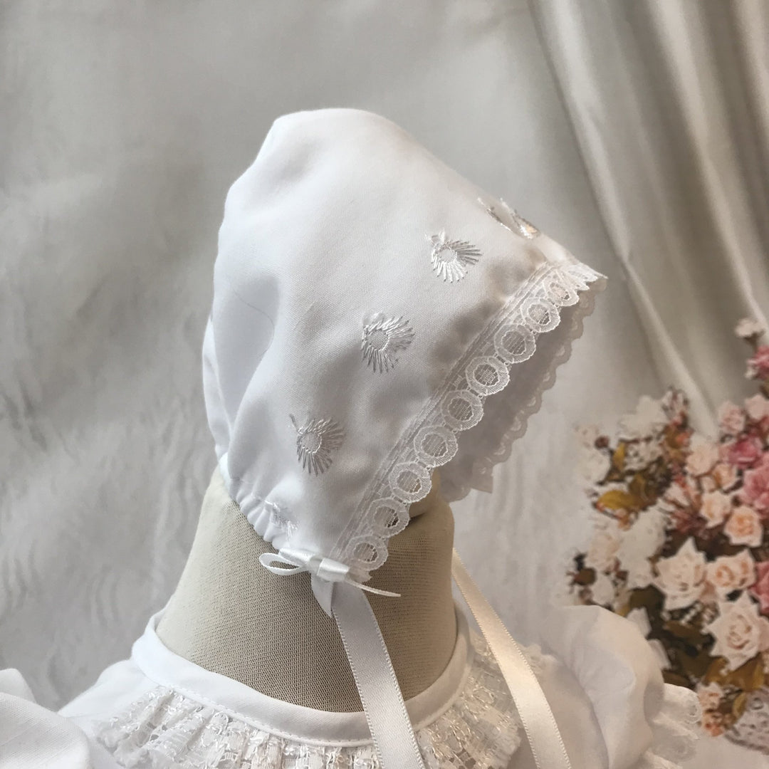 Small Baby Christening Gown and Bonnet - Chic Petit