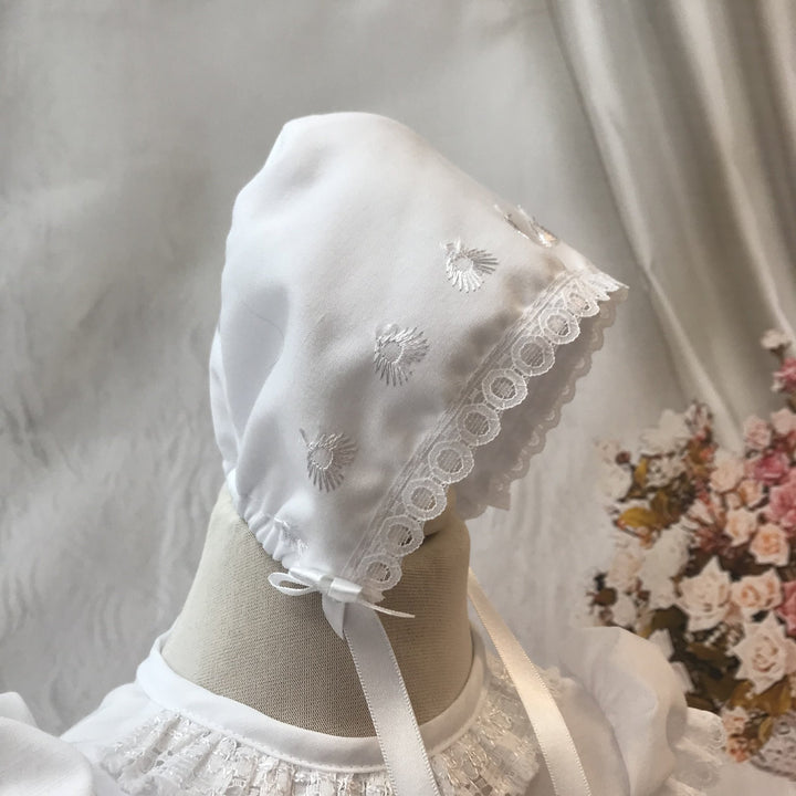 Small Baby Christening Gown and Bonnet - Chic Petit