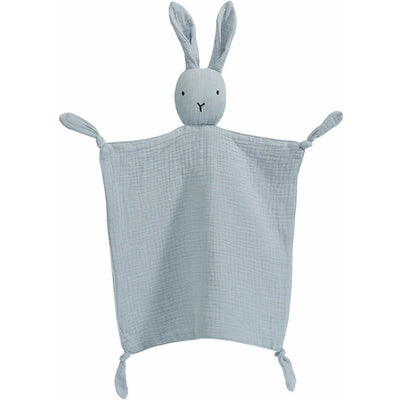 Teal Organic Cotton Bunny Comforter - Chic Petit