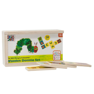 Very Hungry Caterpillar Wooden Dominos Set - Chic Petit