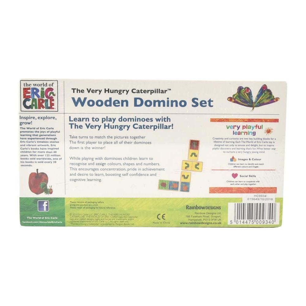 Very Hungry Caterpillar Wooden Dominos Set - Chic Petit