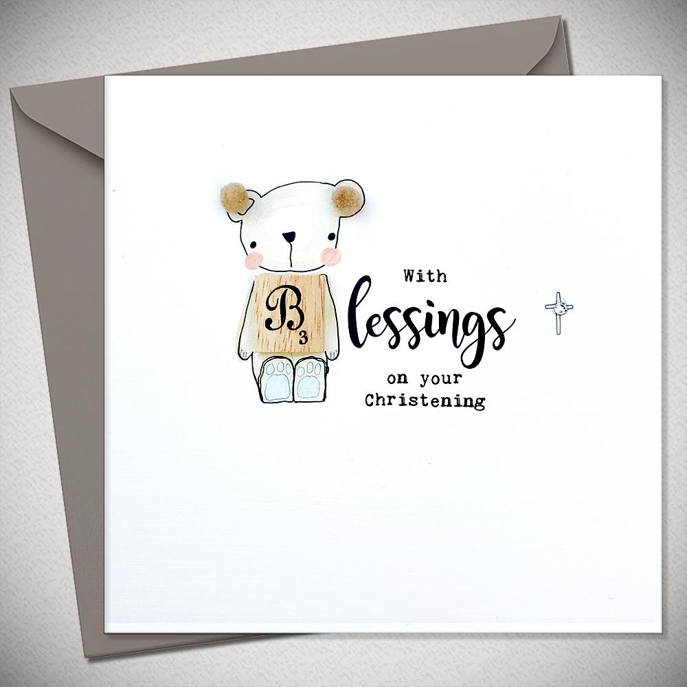 With Blessings (Boy) - On Your Christening - Chic Petit