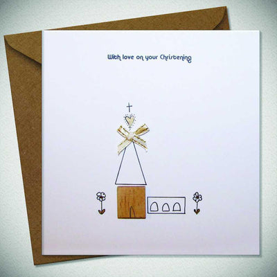 With Love on Your Christening Day Card - Chic Petit